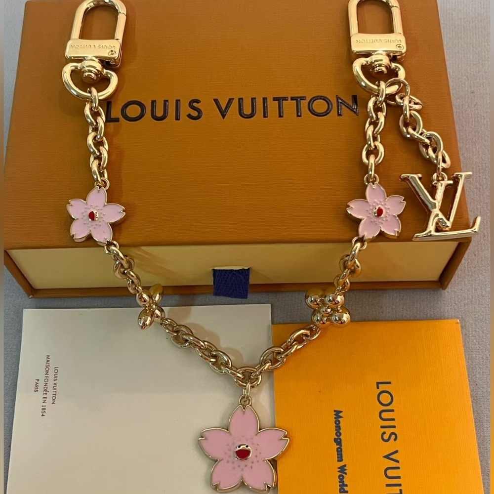 Louis Vuitton Takashi Murakami Cherry Blossom Bag Charm - Picture 2 of 6